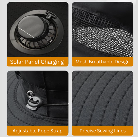 Outdoor Wide Brim Solar Hat